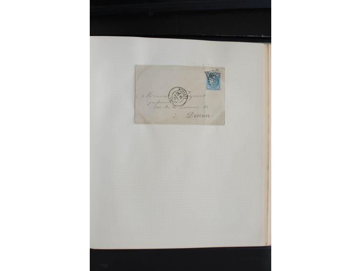 1870, Bordeaux-Ausgabe,  schöne ungebrauchte und gestempelte Sammlung mit einigen Briefen, insgesamt über 200 Werten und 18 B