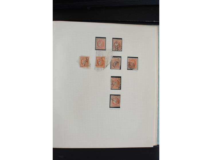 1870, Bordeaux-Ausgabe,  schöne ungebrauchte und gestempelte Sammlung mit einigen Briefen, insgesamt über 200 Werten und 18 B