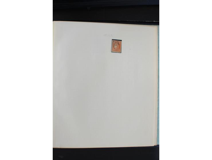 1870, Bordeaux-Ausgabe,  schöne ungebrauchte und gestempelte Sammlung mit einigen Briefen, insgesamt über 200 Werten und 18 B