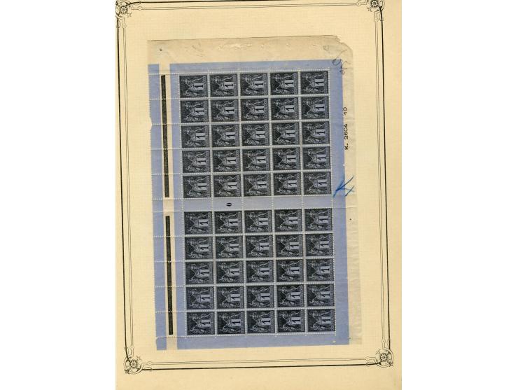 1877/92, Allegorie, schöne postfrische und ungebrauchte Sammlung mit vielen besseren Werten, dabei Mi.-Nr. 46(8), 47(3), 51(1