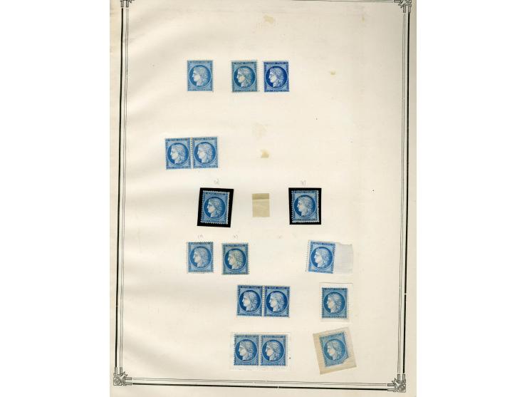 1877/92, Allegorie, schöne postfrische und ungebrauchte Sammlung mit vielen besseren Werten, dabei Mi.-Nr. 46(8), 47(3), 51(1