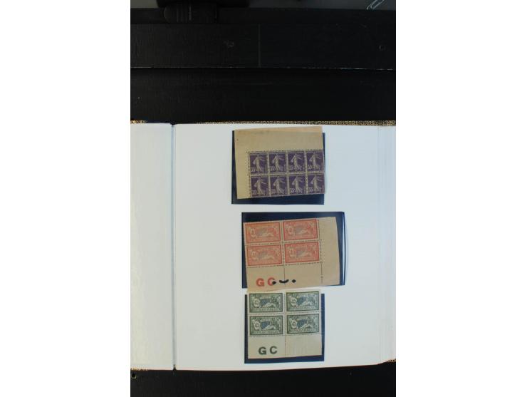 1900/38, sehr schöne ungebrauchte/postfrische Sammlung Viererblocks mit vielen guten Ausgaben dabei Mi-Nr. 91-95, 102-106, 10