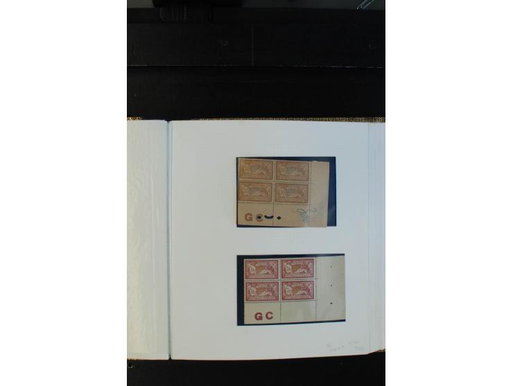 1900/38, sehr schöne ungebrauchte/postfrische Sammlung Viererblocks mit vielen guten Ausgaben dabei Mi-Nr. 91-95, 102-106, 10