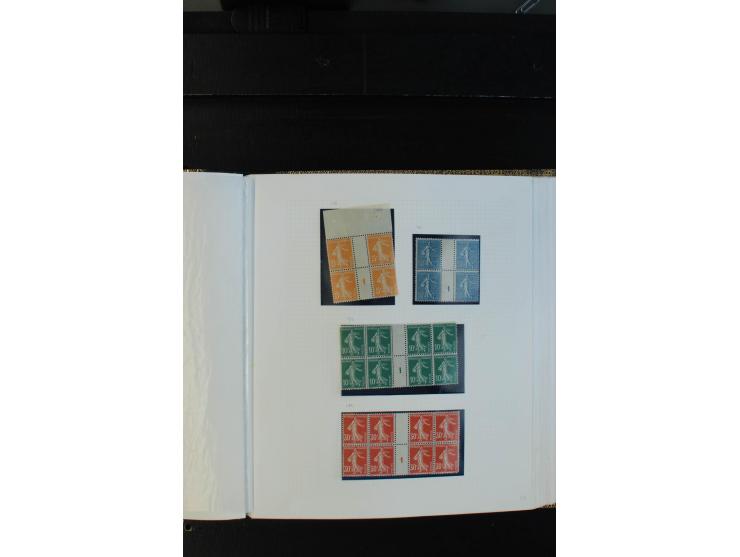 1900/38, sehr schöne ungebrauchte/postfrische Sammlung Viererblocks mit vielen guten Ausgaben dabei Mi-Nr. 91-95, 102-106, 10