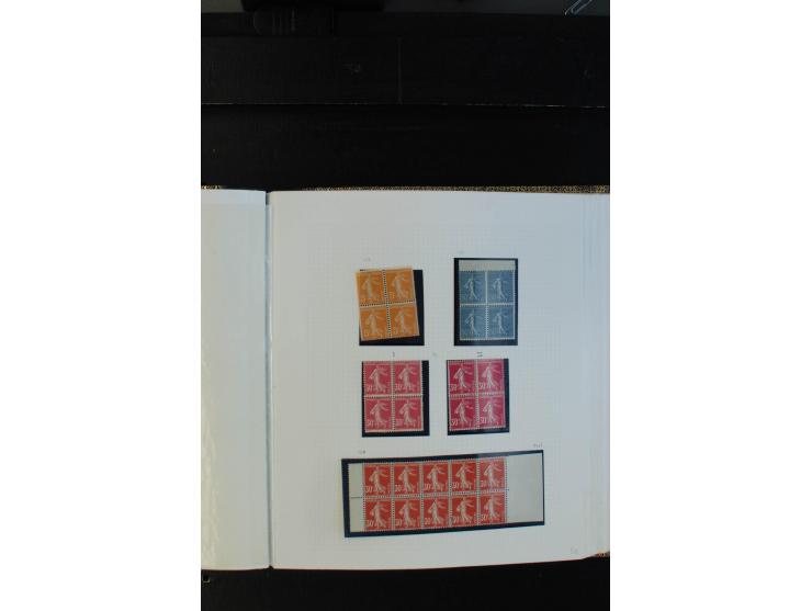 1900/38, sehr schöne ungebrauchte/postfrische Sammlung Viererblocks mit vielen guten Ausgaben dabei Mi-Nr. 91-95, 102-106, 10