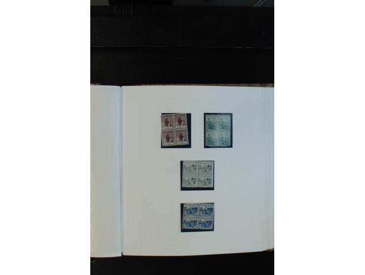1900/38, sehr schöne ungebrauchte/postfrische Sammlung Viererblocks mit vielen guten Ausgaben dabei Mi-Nr. 91-95, 102-106, 10