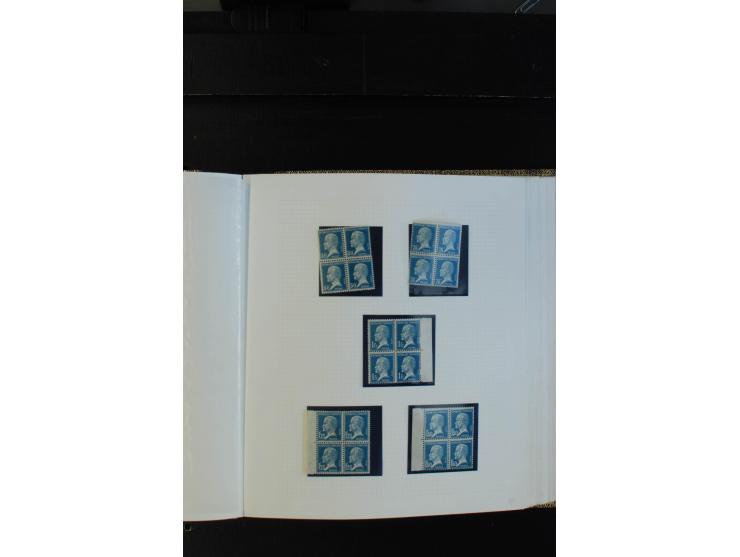 1900/38, sehr schöne ungebrauchte/postfrische Sammlung Viererblocks mit vielen guten Ausgaben dabei Mi-Nr. 91-95, 102-106, 10