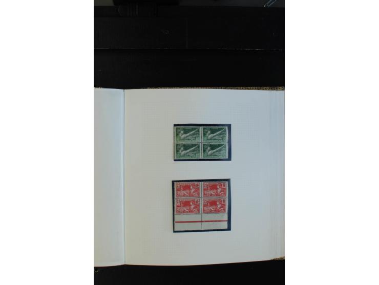 1900/38, sehr schöne ungebrauchte/postfrische Sammlung Viererblocks mit vielen guten Ausgaben dabei Mi-Nr. 91-95, 102-106, 10