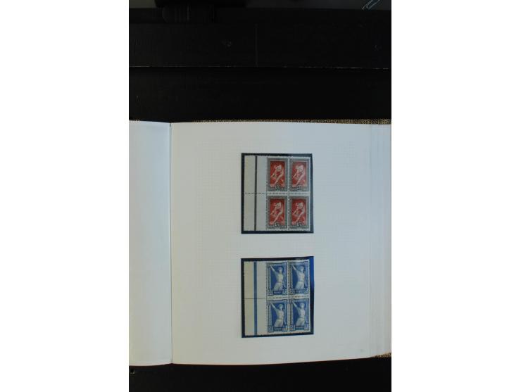 1900/38, sehr schöne ungebrauchte/postfrische Sammlung Viererblocks mit vielen guten Ausgaben dabei Mi-Nr. 91-95, 102-106, 10