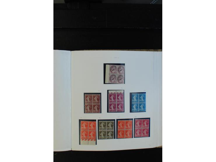 1900/38, sehr schöne ungebrauchte/postfrische Sammlung Viererblocks mit vielen guten Ausgaben dabei Mi-Nr. 91-95, 102-106, 10