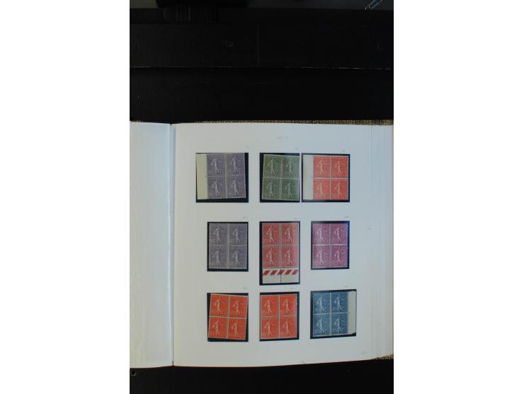 1900/38, sehr schöne ungebrauchte/postfrische Sammlung Viererblocks mit vielen guten Ausgaben dabei Mi-Nr. 91-95, 102-106, 10