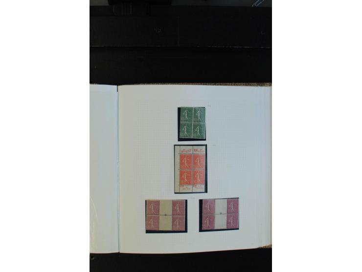 1900/38, sehr schöne ungebrauchte/postfrische Sammlung Viererblocks mit vielen guten Ausgaben dabei Mi-Nr. 91-95, 102-106, 10