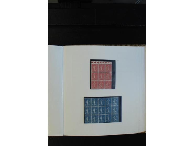 1900/38, sehr schöne ungebrauchte/postfrische Sammlung Viererblocks mit vielen guten Ausgaben dabei Mi-Nr. 91-95, 102-106, 10