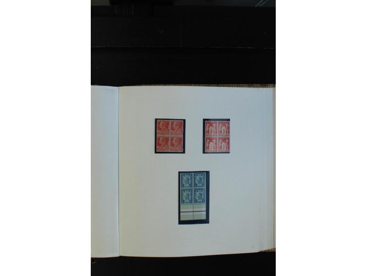1900/38, sehr schöne ungebrauchte/postfrische Sammlung Viererblocks mit vielen guten Ausgaben dabei Mi-Nr. 91-95, 102-106, 10