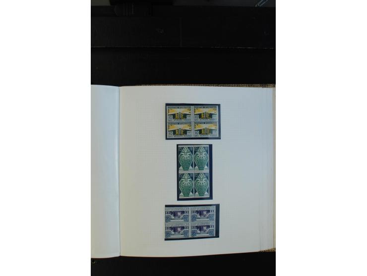 1900/38, sehr schöne ungebrauchte/postfrische Sammlung Viererblocks mit vielen guten Ausgaben dabei Mi-Nr. 91-95, 102-106, 10
