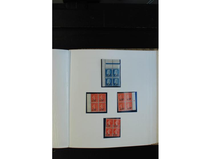 1900/38, sehr schöne ungebrauchte/postfrische Sammlung Viererblocks mit vielen guten Ausgaben dabei Mi-Nr. 91-95, 102-106, 10