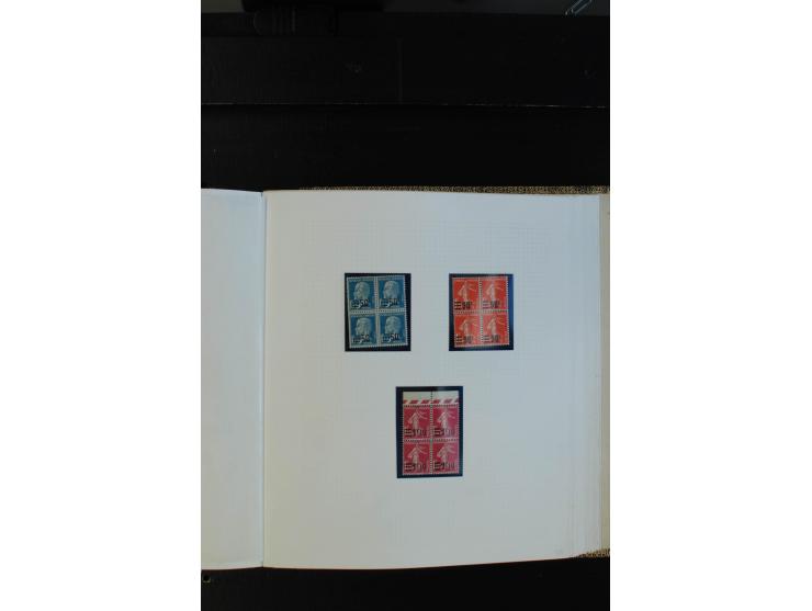 1900/38, sehr schöne ungebrauchte/postfrische Sammlung Viererblocks mit vielen guten Ausgaben dabei Mi-Nr. 91-95, 102-106, 10