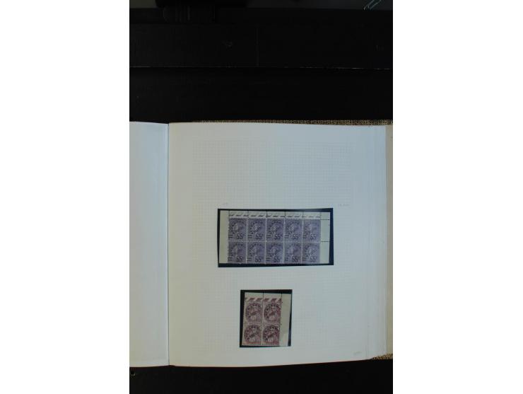1900/38, sehr schöne ungebrauchte/postfrische Sammlung Viererblocks mit vielen guten Ausgaben dabei Mi-Nr. 91-95, 102-106, 10