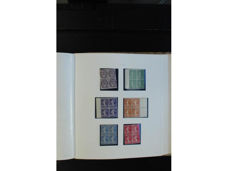 1900/38, sehr schöne ungebrauchte/postfrische Sammlung Viererblocks mit vielen guten Ausgaben dabei Mi-Nr. 91-95, 102-106, 10