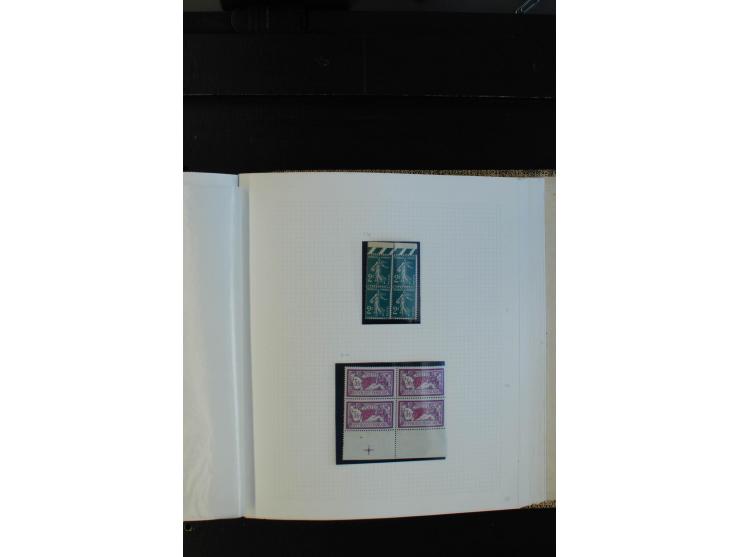 1900/38, sehr schöne ungebrauchte/postfrische Sammlung Viererblocks mit vielen guten Ausgaben dabei Mi-Nr. 91-95, 102-106, 10