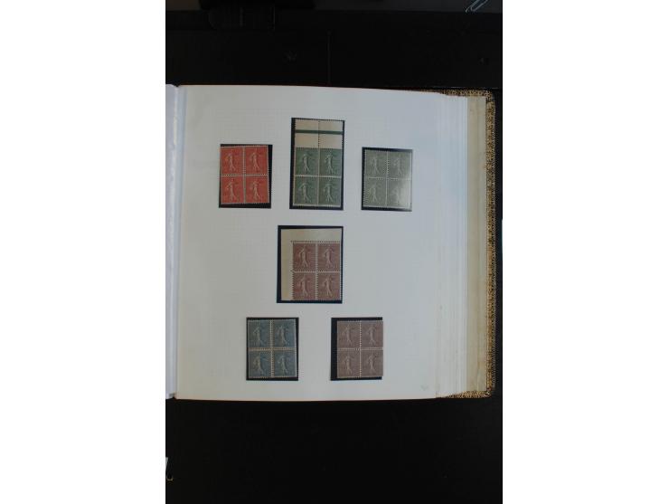 1900/38, sehr schöne ungebrauchte/postfrische Sammlung Viererblocks mit vielen guten Ausgaben dabei Mi-Nr. 91-95, 102-106, 10