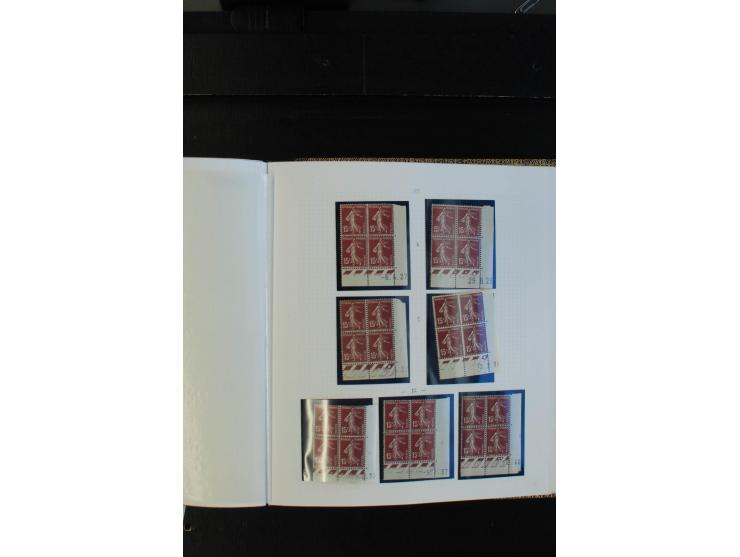 1900/38, sehr schöne ungebrauchte/postfrische Sammlung Viererblocks mit vielen guten Ausgaben dabei Mi-Nr. 91-95, 102-106, 10