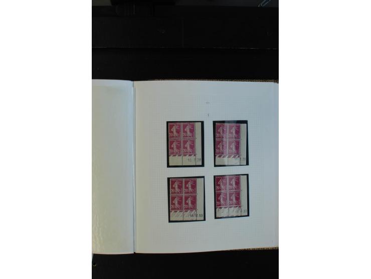 1900/38, sehr schöne ungebrauchte/postfrische Sammlung Viererblocks mit vielen guten Ausgaben dabei Mi-Nr. 91-95, 102-106, 10