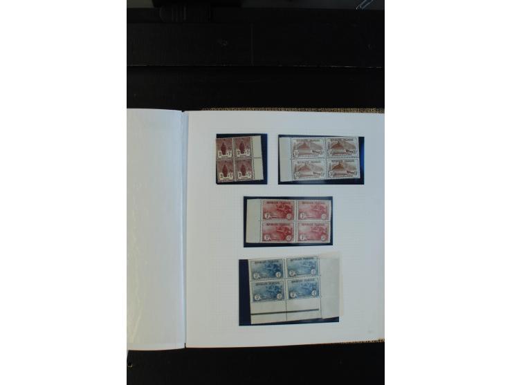 1900/38, sehr schöne ungebrauchte/postfrische Sammlung Viererblocks mit vielen guten Ausgaben dabei Mi-Nr. 91-95, 102-106, 10