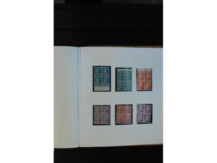 1900/38, sehr schöne ungebrauchte/postfrische Sammlung Viererblocks mit vielen guten Ausgaben dabei Mi-Nr. 91-95, 102-106, 10