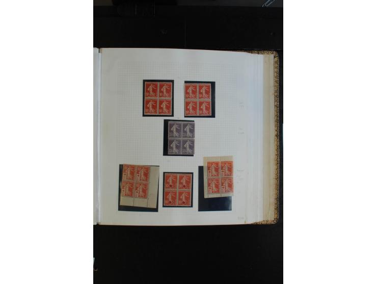1900/38, sehr schöne ungebrauchte/postfrische Sammlung Viererblocks mit vielen guten Ausgaben dabei Mi-Nr. 91-95, 102-106, 10