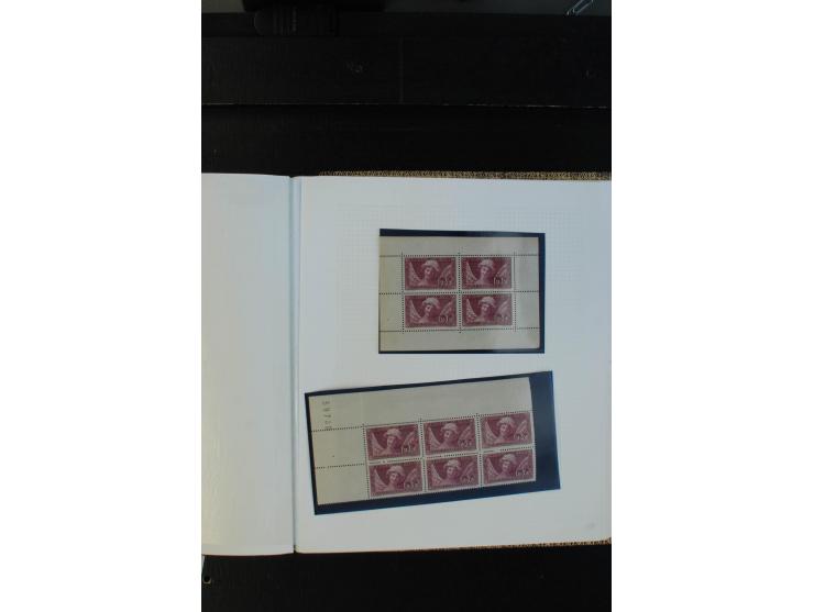 1900/38, sehr schöne ungebrauchte/postfrische Sammlung Viererblocks mit vielen guten Ausgaben dabei Mi-Nr. 91-95, 102-106, 10