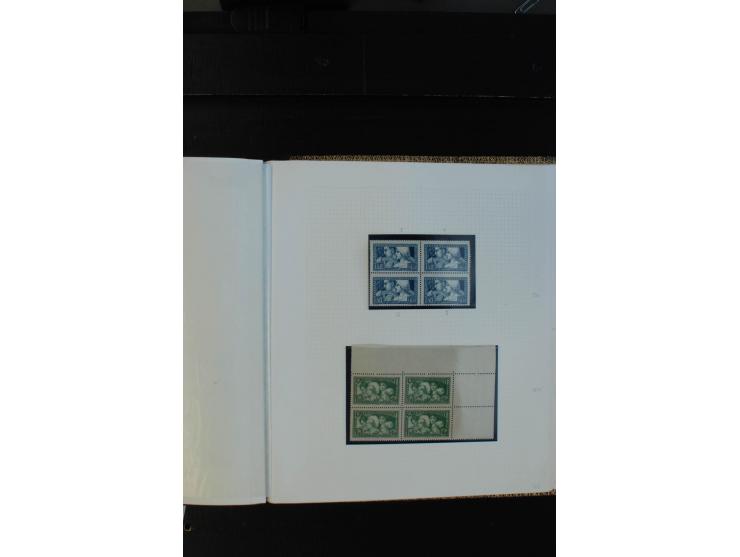 1900/38, sehr schöne ungebrauchte/postfrische Sammlung Viererblocks mit vielen guten Ausgaben dabei Mi-Nr. 91-95, 102-106, 10