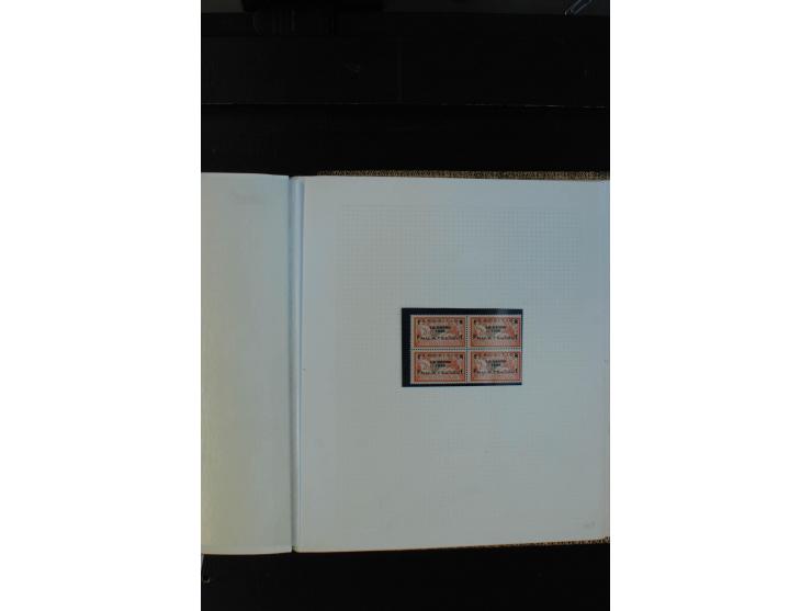 1900/38, sehr schöne ungebrauchte/postfrische Sammlung Viererblocks mit vielen guten Ausgaben dabei Mi-Nr. 91-95, 102-106, 10
