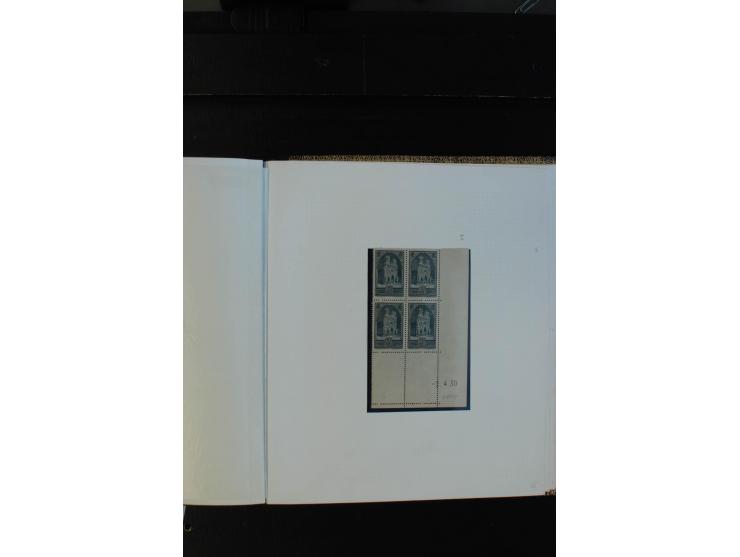 1900/38, sehr schöne ungebrauchte/postfrische Sammlung Viererblocks mit vielen guten Ausgaben dabei Mi-Nr. 91-95, 102-106, 10