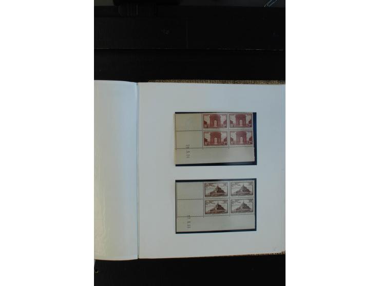 1900/38, sehr schöne ungebrauchte/postfrische Sammlung Viererblocks mit vielen guten Ausgaben dabei Mi-Nr. 91-95, 102-106, 10