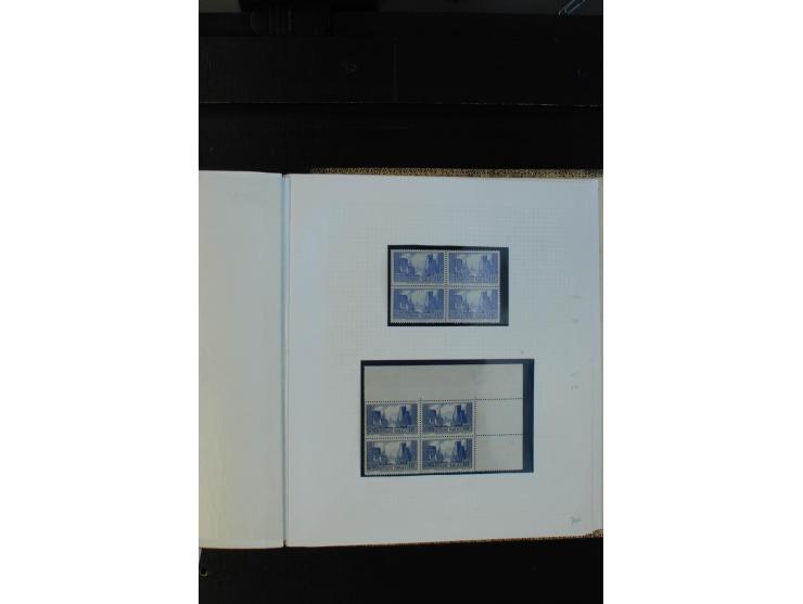 1900/38, sehr schöne ungebrauchte/postfrische Sammlung Viererblocks mit vielen guten Ausgaben dabei Mi-Nr. 91-95, 102-106, 10