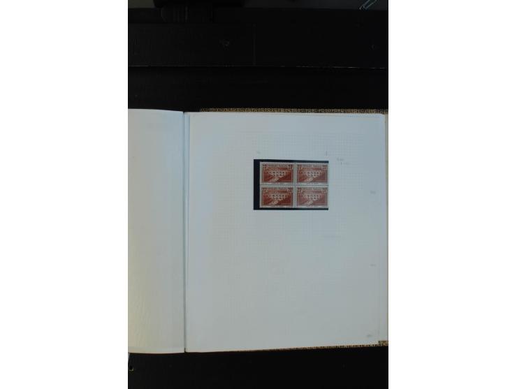1900/38, sehr schöne ungebrauchte/postfrische Sammlung Viererblocks mit vielen guten Ausgaben dabei Mi-Nr. 91-95, 102-106, 10