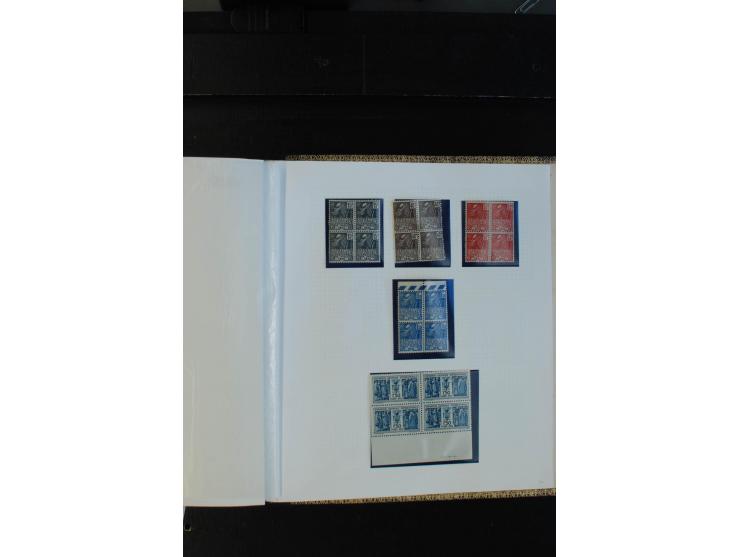 1900/38, sehr schöne ungebrauchte/postfrische Sammlung Viererblocks mit vielen guten Ausgaben dabei Mi-Nr. 91-95, 102-106, 10