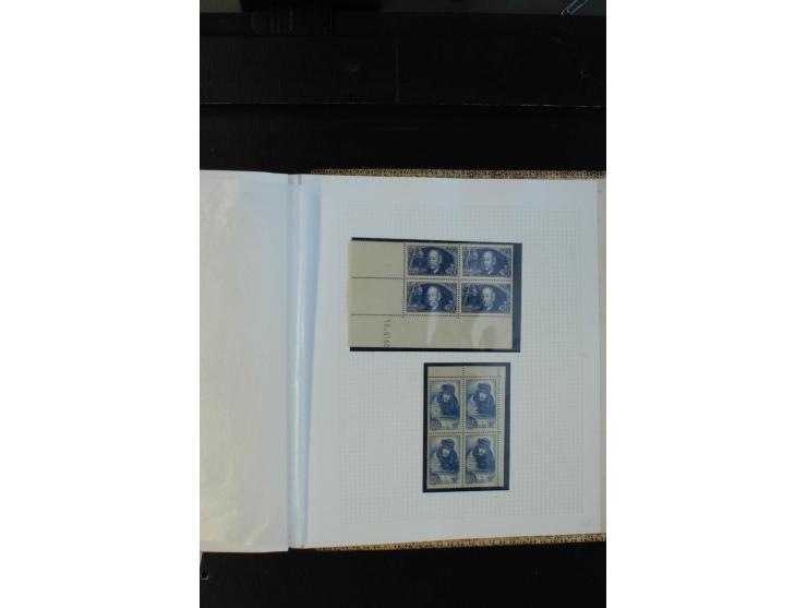 1900/38, sehr schöne ungebrauchte/postfrische Sammlung Viererblocks mit vielen guten Ausgaben dabei Mi-Nr. 91-95, 102-106, 10