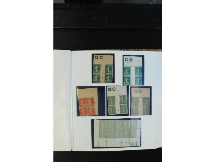 1900/38, sehr schöne ungebrauchte/postfrische Sammlung Viererblocks mit vielen guten Ausgaben dabei Mi-Nr. 91-95, 102-106, 10
