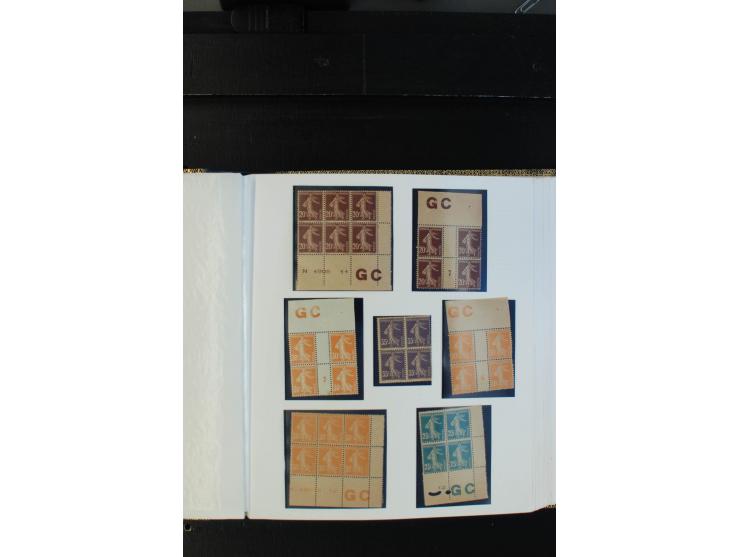 1900/38, sehr schöne ungebrauchte/postfrische Sammlung Viererblocks mit vielen guten Ausgaben dabei Mi-Nr. 91-95, 102-106, 10