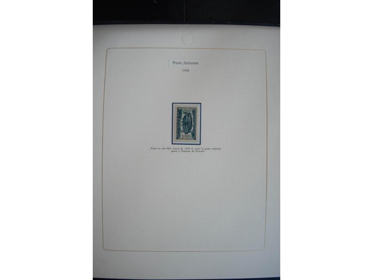 1927/87, Sammlung der Flugpost-Ausgaben mit vielen Eckrand-4er-Blocks mit Druckdaten, einigen Probedrucken etc., dabei u.a. M