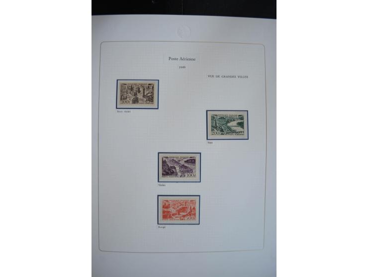1927/87, Sammlung der Flugpost-Ausgaben mit vielen Eckrand-4er-Blocks mit Druckdaten, einigen Probedrucken etc., dabei u.a. M