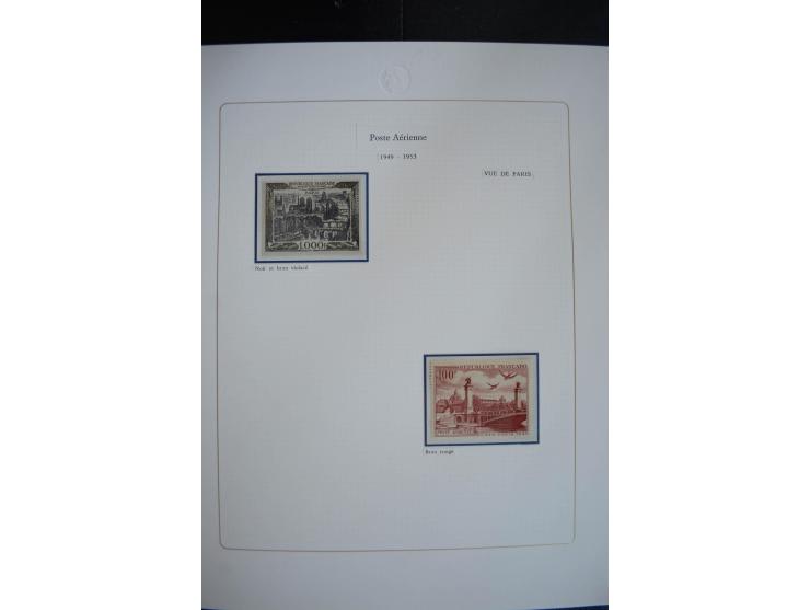 1927/87, Sammlung der Flugpost-Ausgaben mit vielen Eckrand-4er-Blocks mit Druckdaten, einigen Probedrucken etc., dabei u.a. M
