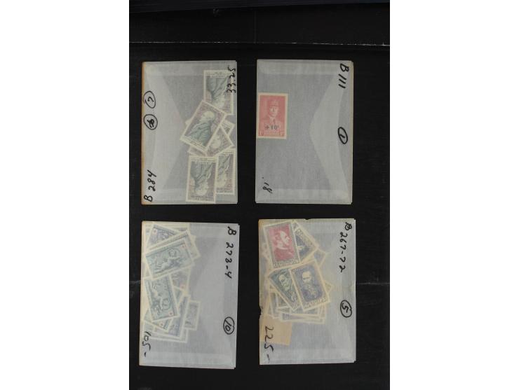 1936/80, postfrischer und ungebrauchter Lagerbestand in einigen hundert Pergamintütchen
