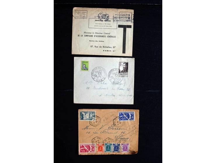 1839/1955 (ca), ca. 65 Briefe und Karten ab Vorphila mit Schwerpunkt bis ca. 1875, dabei interessante Stempel, bessere Franka