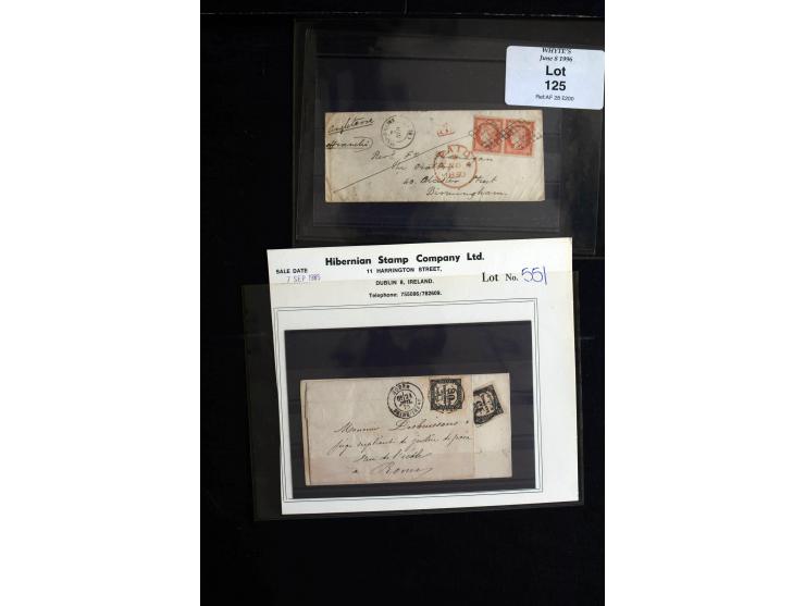 1839/1955 (ca), ca. 65 Briefe und Karten ab Vorphila mit Schwerpunkt bis ca. 1875, dabei interessante Stempel, bessere Franka