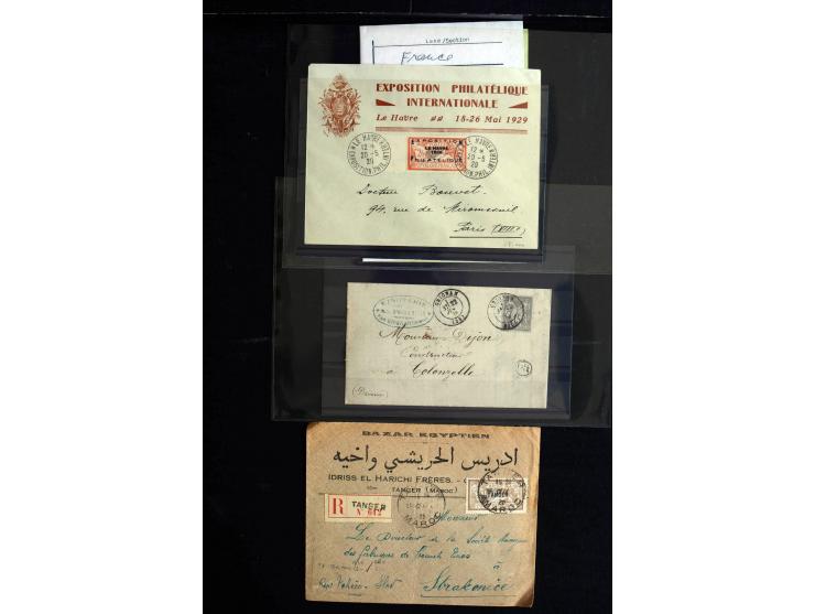 1839/1955 (ca), ca. 65 Briefe und Karten ab Vorphila mit Schwerpunkt bis ca. 1875, dabei interessante Stempel, bessere Franka