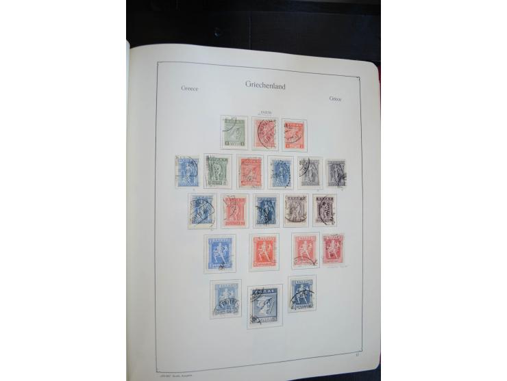 1861/2010, postfrische, ungebrauchte und gestempelte Sammlung mit u.a. 120 Großen Hermesköpfen, dabei Aufdruck- und Plattenfe