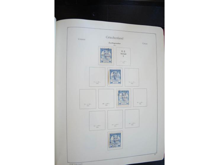 1861/2010, postfrische, ungebrauchte und gestempelte Sammlung mit u.a. 120 Großen Hermesköpfen, dabei Aufdruck- und Plattenfe